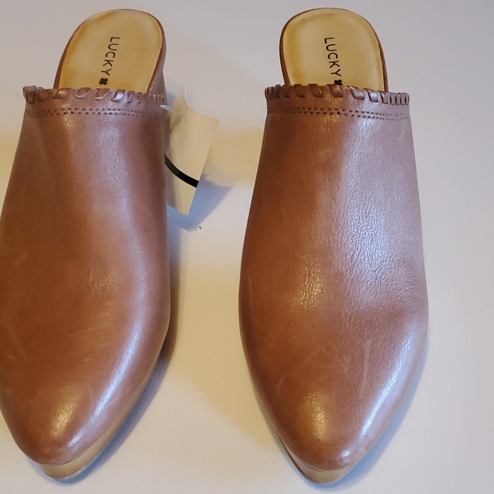 Luckybrand Randre Leather Clog Mule (NWOB